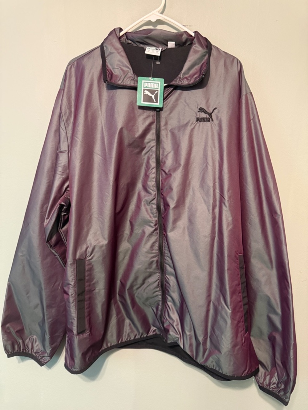 Puma Women's Iridescent Plum Bomber Jacket